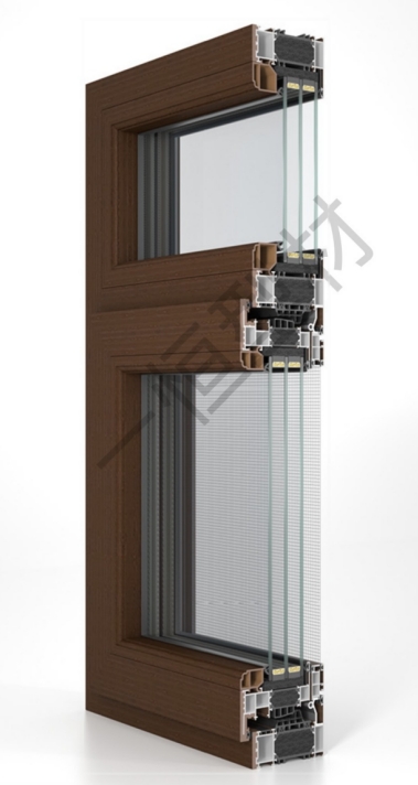 96-暖邊鋁塑平開系列雙內(nèi)開窗